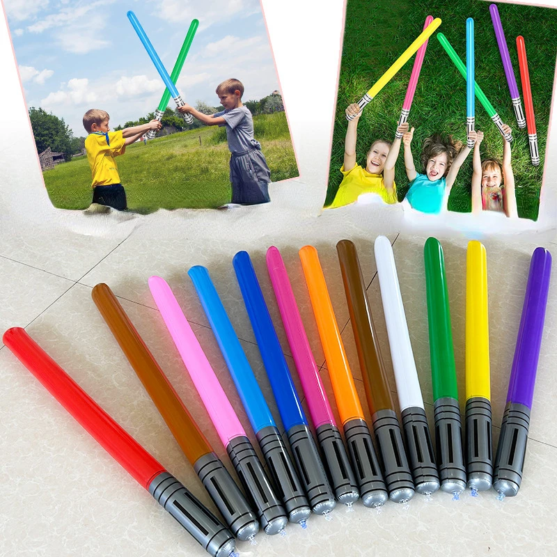 Party Games Kids Outdoor - Sable de luz inflable Kawaii de