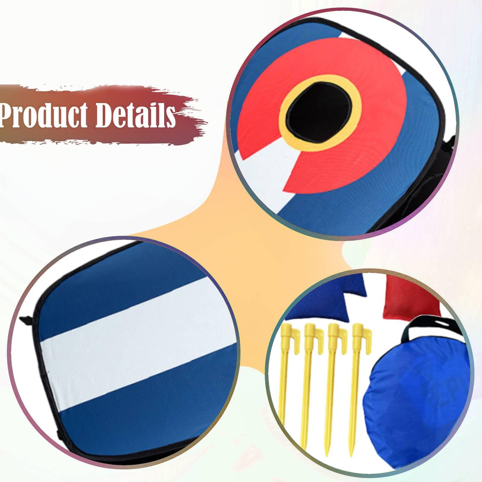 Cornhole Board Set - Juego de Lanzamiento de Bolsas de