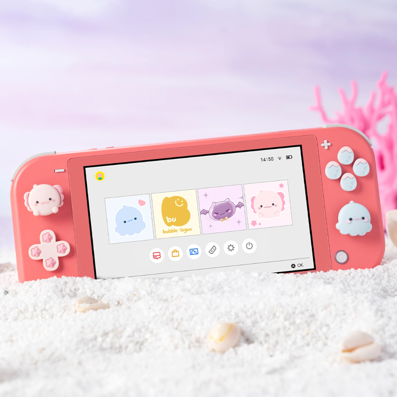 Party Games Nintendo Switch - Funda de silicona suave con diseño