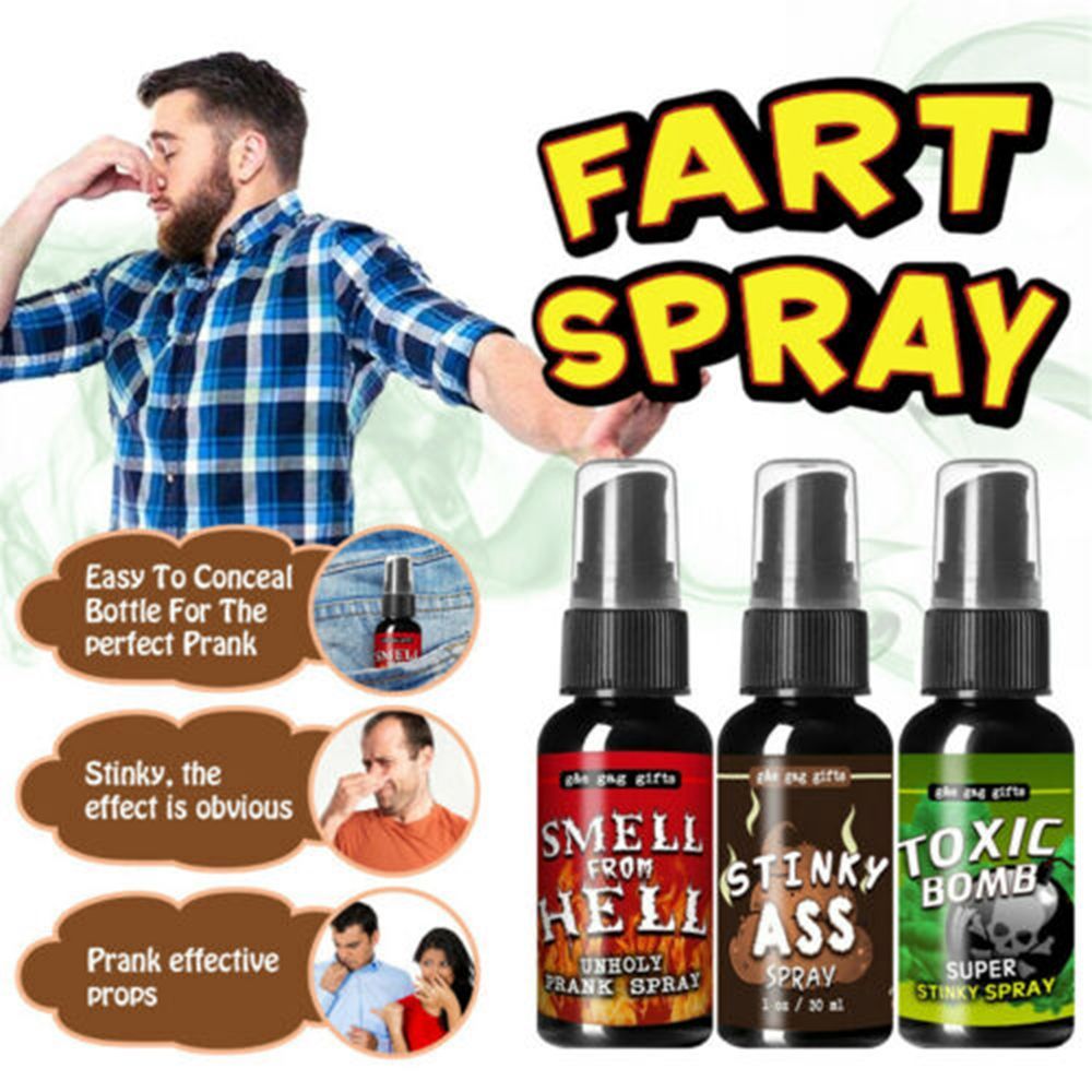 Party Games Bomb - Spray líquido para bromas, bote de