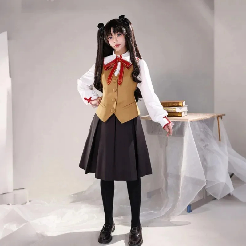 Party Games Girls Night - Disfraz de Cosplay de Tohsaka Rin