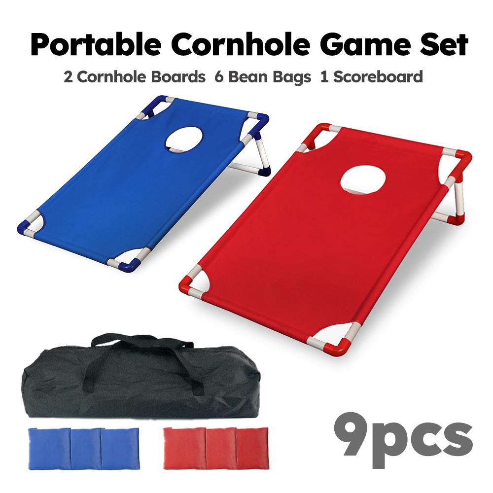 Cornhole Board Set - Juego de Cornhole Portátil de 9
