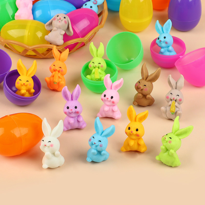 24 piezas de huevos de Pascua  - Party Games Egg reseña y precio