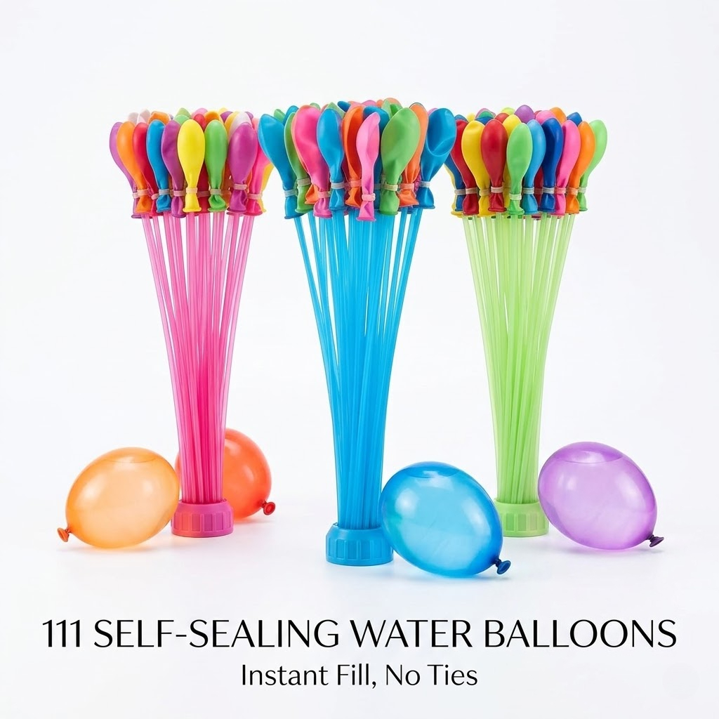 Paquete de 111 Globos de Agua  - Party Games Bomb reseña y precio