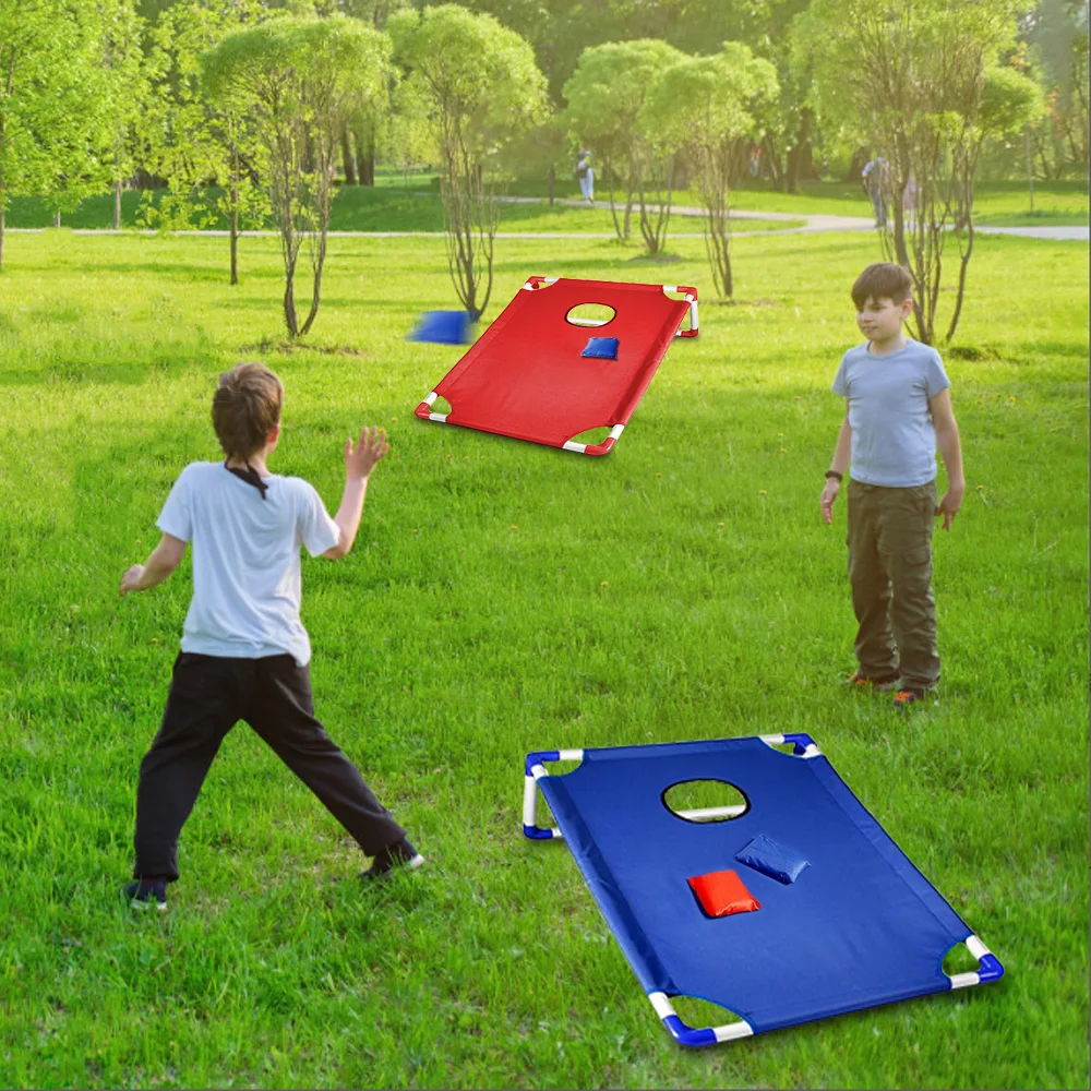 Juego de cornhole portátil, 1  - Cornhole Board Set reseña y precio