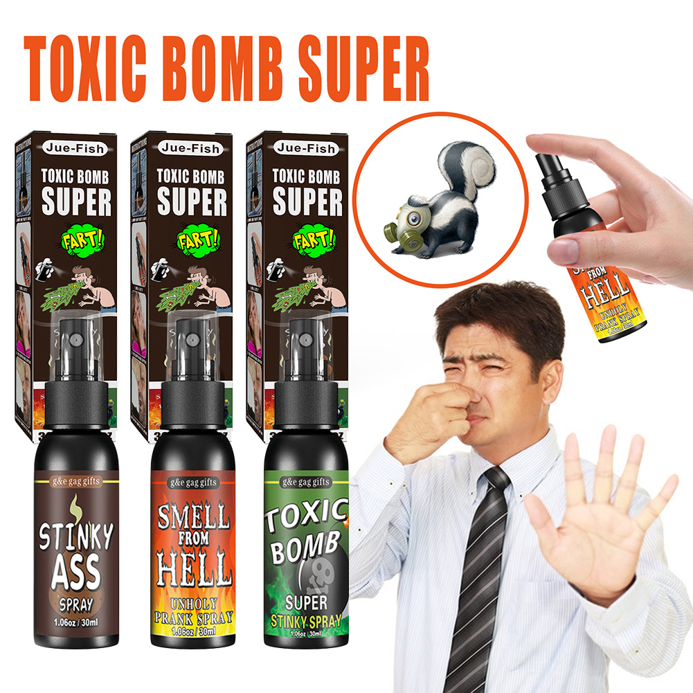 Juego de 3 Spray de Pedos Líqu - Party Games Bomb reseña y precio
