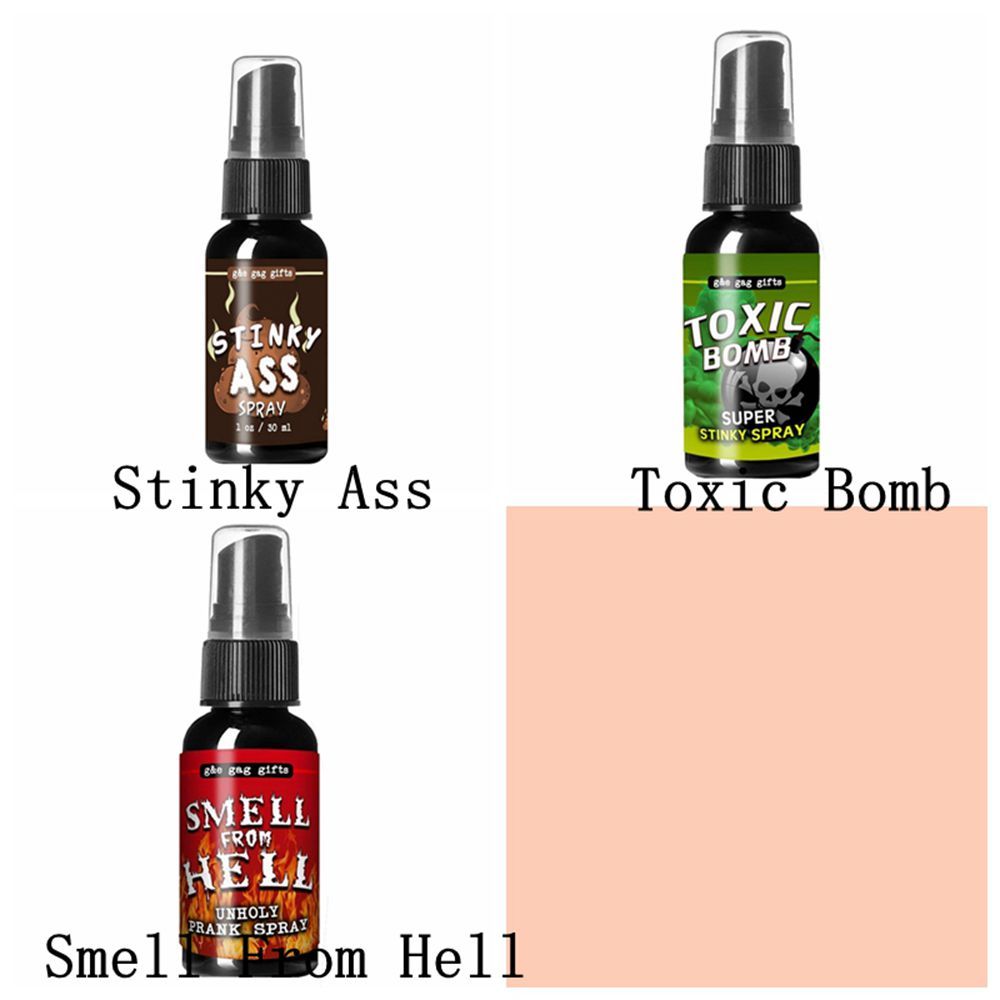 Spray líquido para bromas, bot - Party Games Bomb reseña y precio