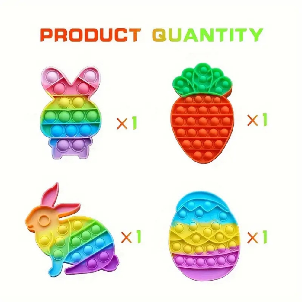 Juego de 4 huevos de conejito  - Party Games Egg reseña y precio