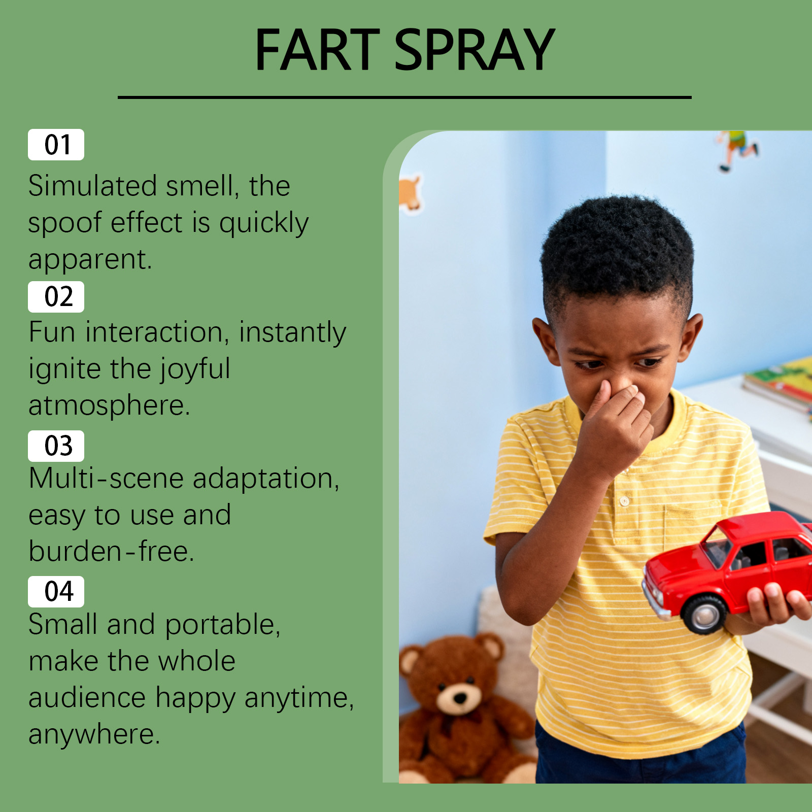 Spray de Pequeños Estopos, Bom - Party Games Bomb reseña y precio