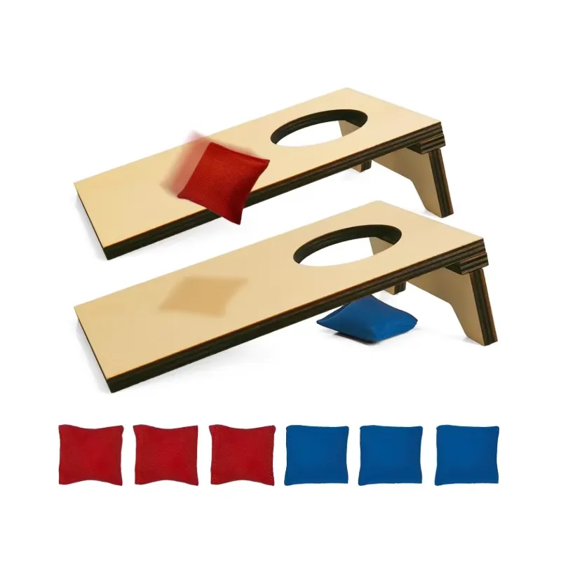 Juego de mesa portátil de corn - Cornhole Board Set reseña y precio