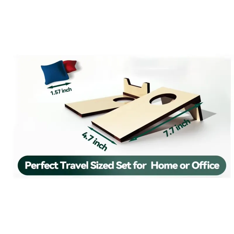 Juego de mesa portátil de corn - Cornhole Board Set reseña y precio