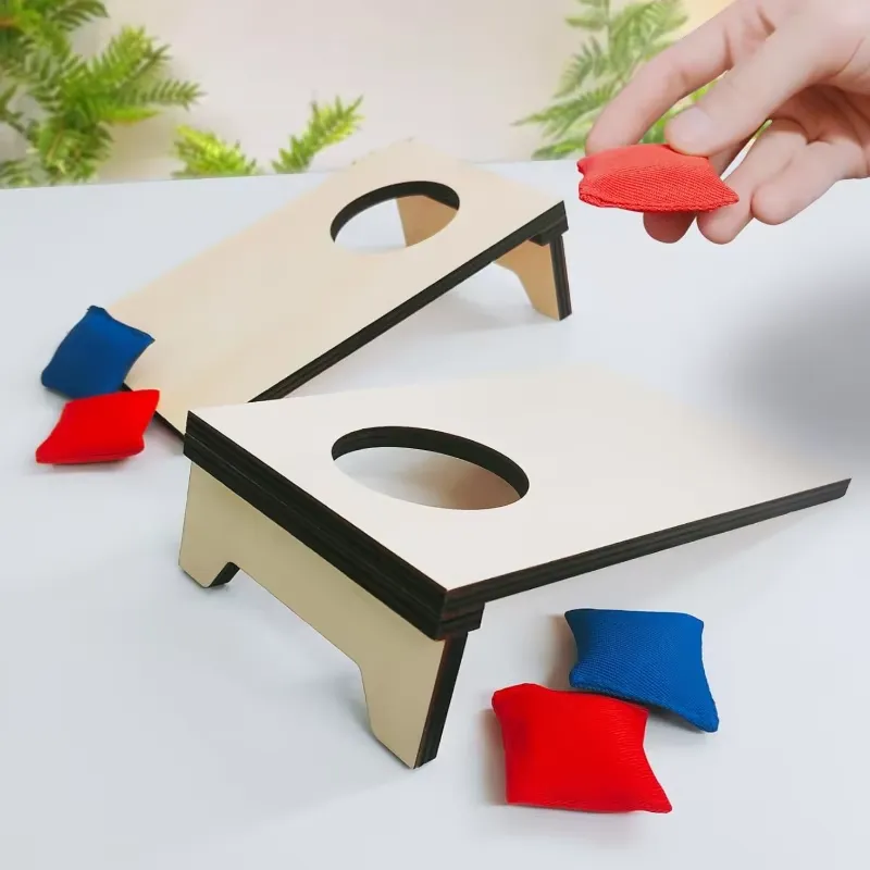 Juego de mesa portátil de corn - Cornhole Board Set reseña y precio