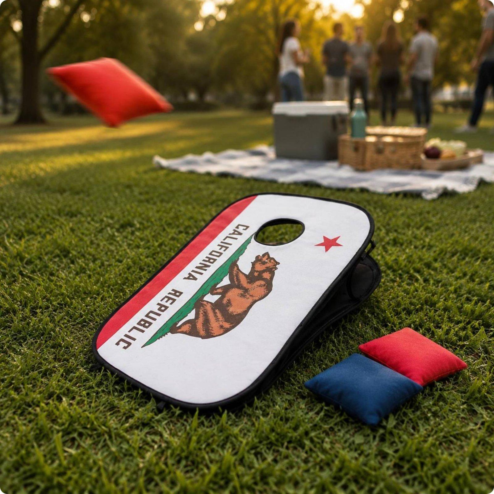 Juego de Cornhole Plegable par - Cornhole Board Set reseña y precio
