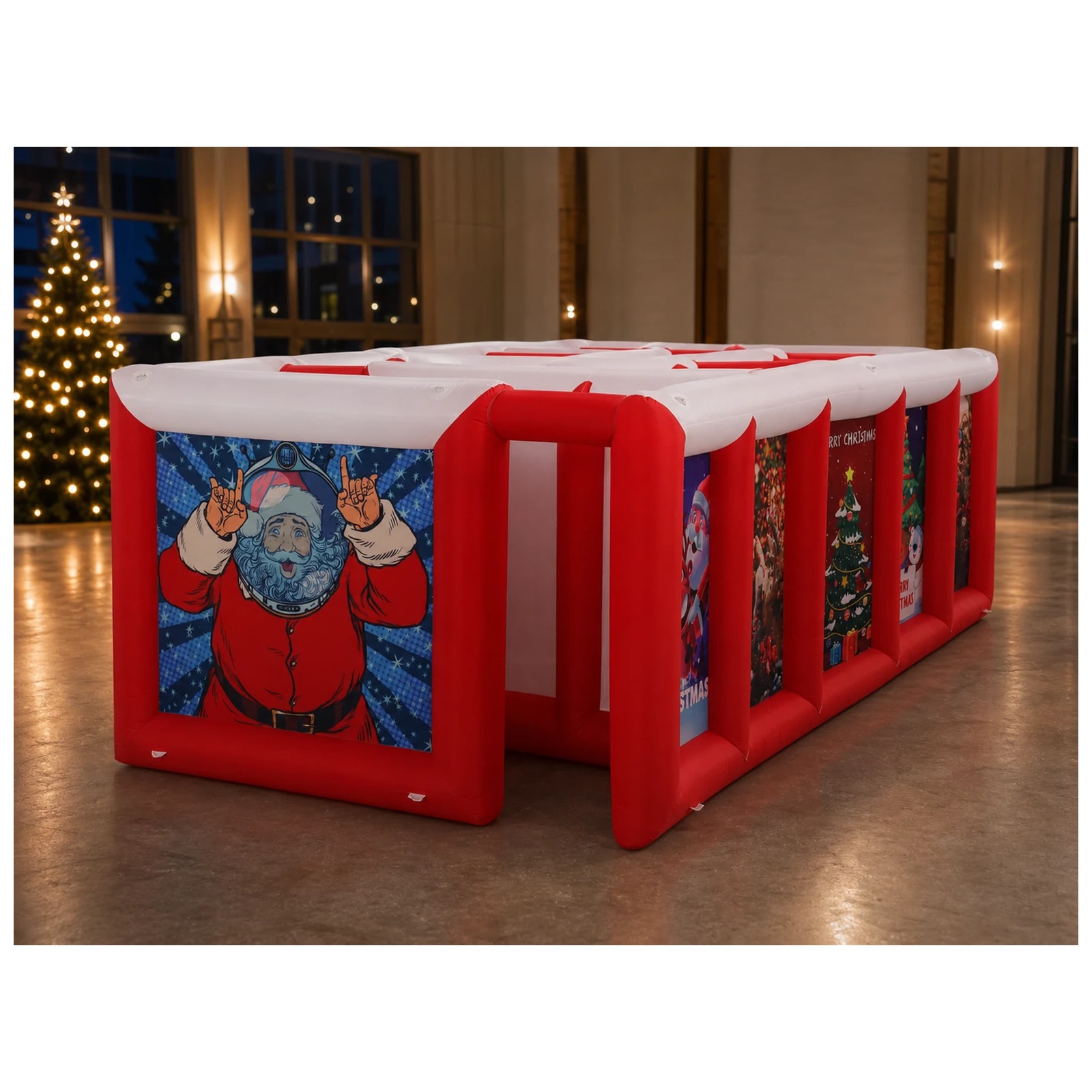 Laberinto Inflable Grande Rojo - Party Games Kids Outdoor reseña y precio