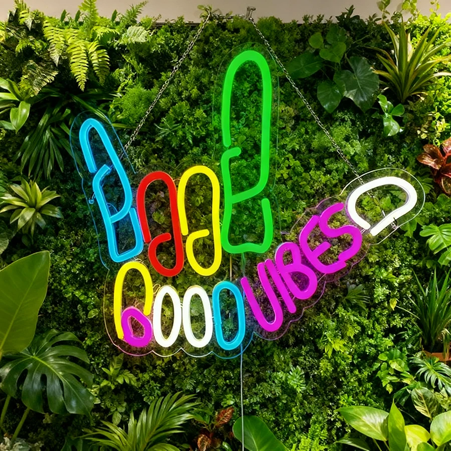 Good Vibes Only Letreros de ne - Party Games Good reseña y precio